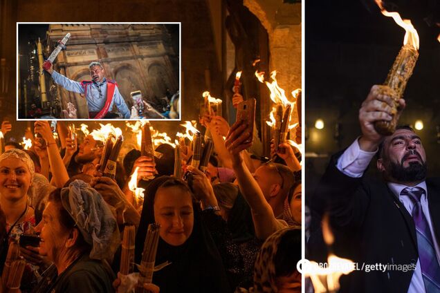 У Єрусалимі зійшов Благодатний вогонь. Відео