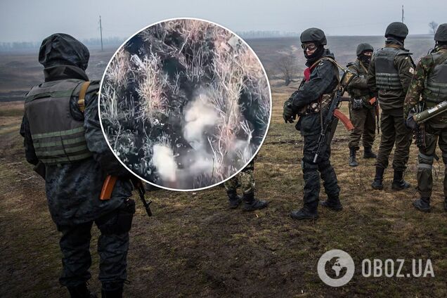 ВСУ уничтожили позицию 'Л/ДНР' с воздуха. Видео