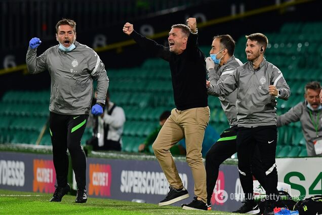 Сергей Ребров и его тренерский штаб