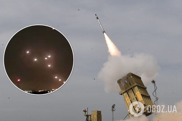 Появились видео перехвата ракет ХАМАСа, выпущенных по Израилю