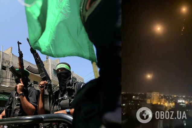 ХАМАС выпустил более сотни ракет по Тель-Авиву. Видео