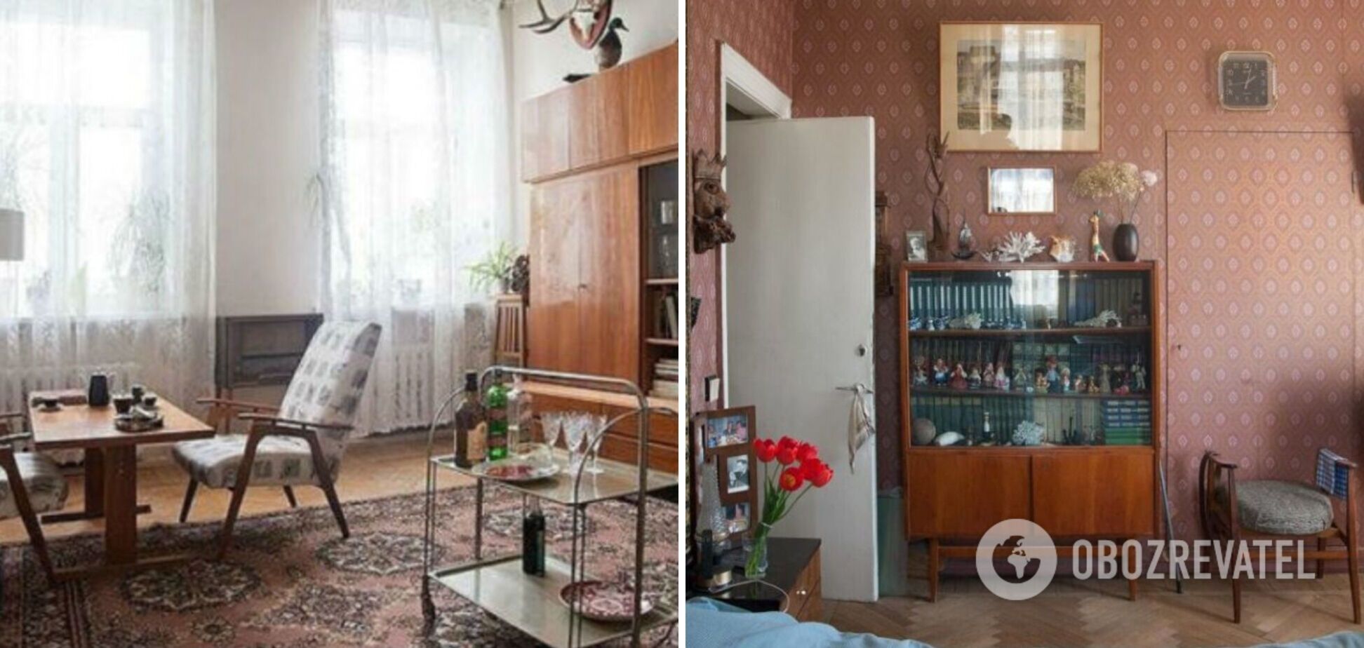 Серванти, меленькі столики і мисники були в кожній квартирі