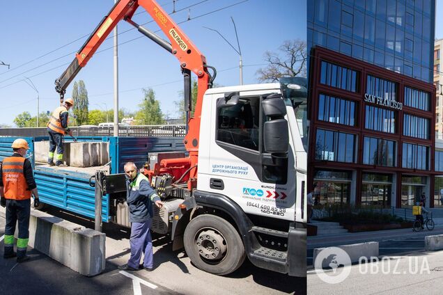 Дорожники поставили специальные заграждения