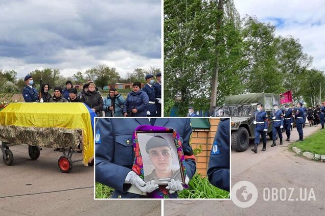 В Миргороде простились с десантником, погибшим от пули снайпера на Донбассе. Фото