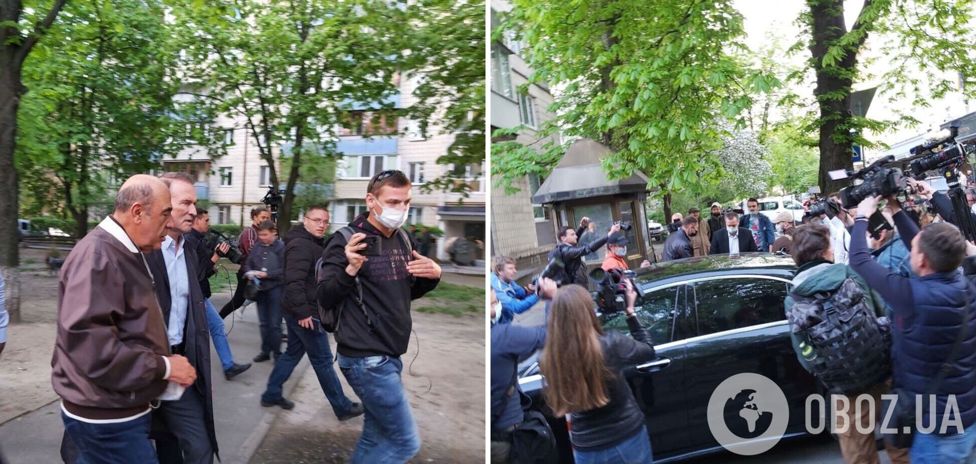 Медведчук получил в ОГП подозрение в госизмене: его не задержали. Фото и видео