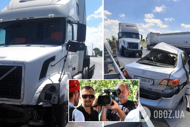 На Полтавщині в ДТП загинула знімальна група каналу 'НТН'. Фото