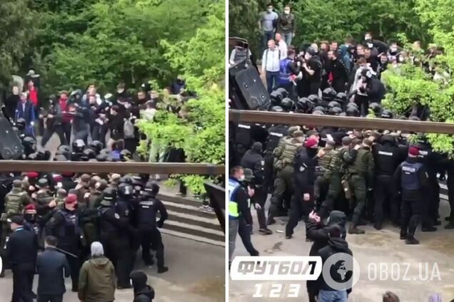 Драка ультрас