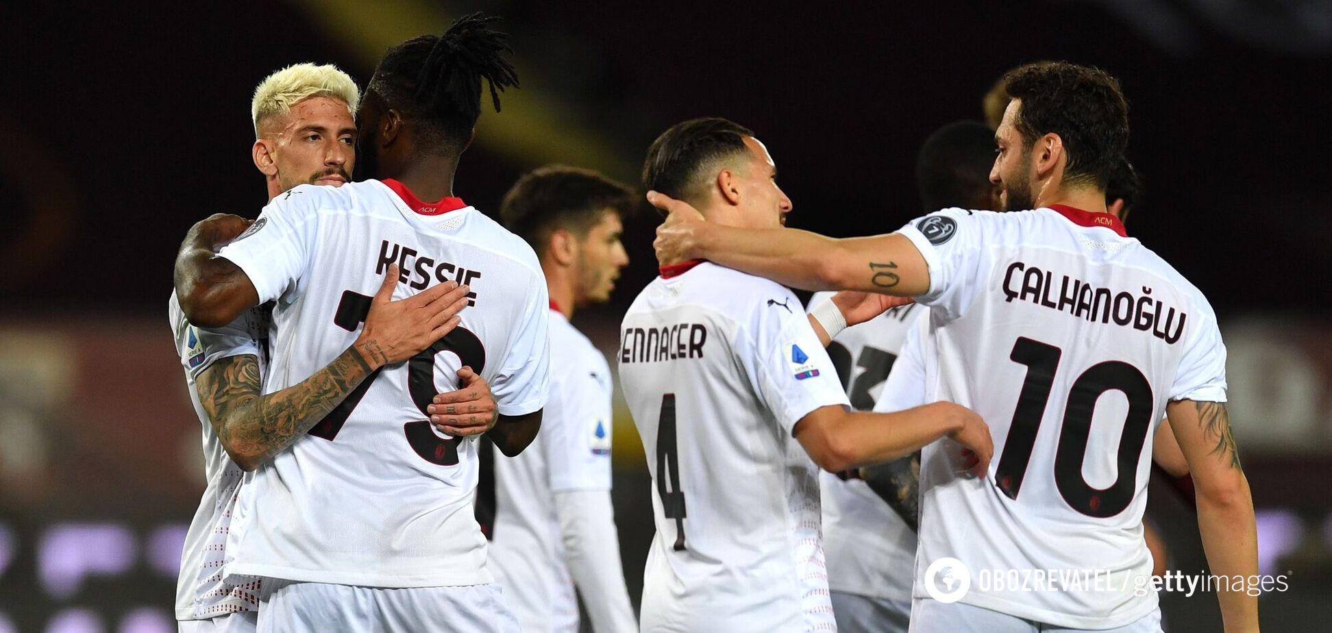 Гравці 'Мілана'