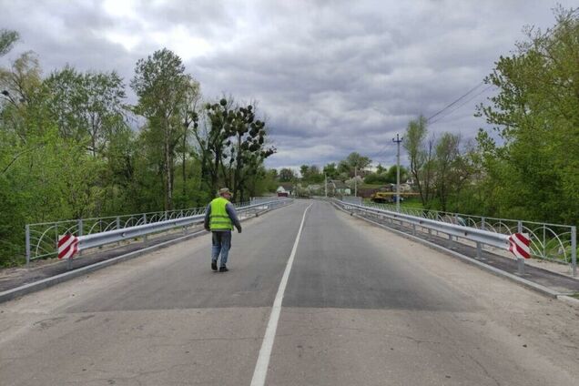 Мост на трассе О101914 / Р-04 / – Плоское в Киевской области будет восстановлен по программе 'Большая стройка'