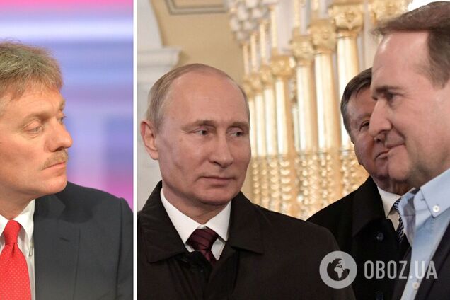 Пєсков відповів, ким є Медведчук для Путіна
