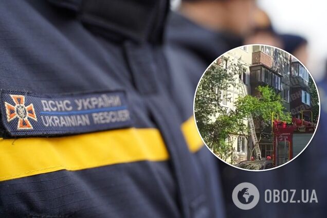 В Киеве прогремел взрыв в многоэтажке: видео с места ЧП