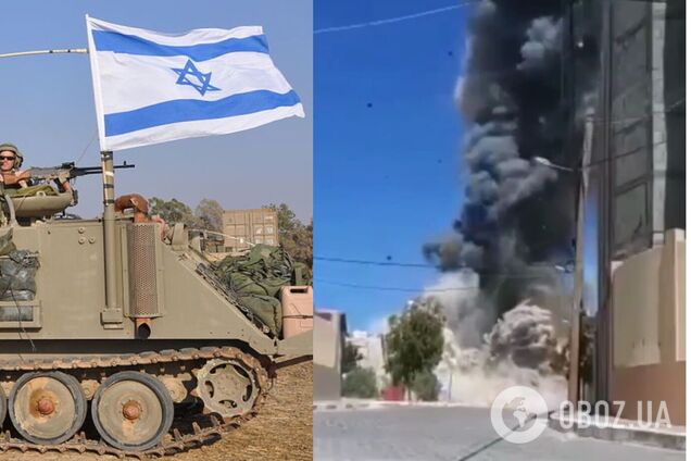 Израиль разбомбил дома четырех командиров ХАМАС. Видео атаки