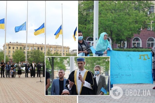 В Днепре почтили память погибших во время депортации крымских татар