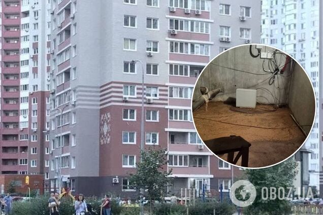 У Києві підвал новобудови залило фекаліями: співробітники ЖЕКу нібито погрожували мешканцям. Відео