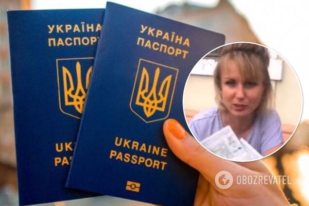 Ukrainian woman threw out her passport after she refused to fly