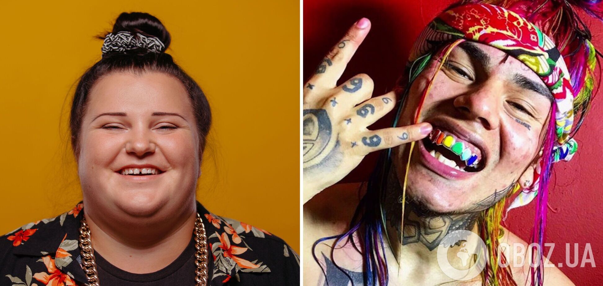 Alyona Alyona в бюстгальтере и с цветными зубами спародировала известного рэпера. Фото