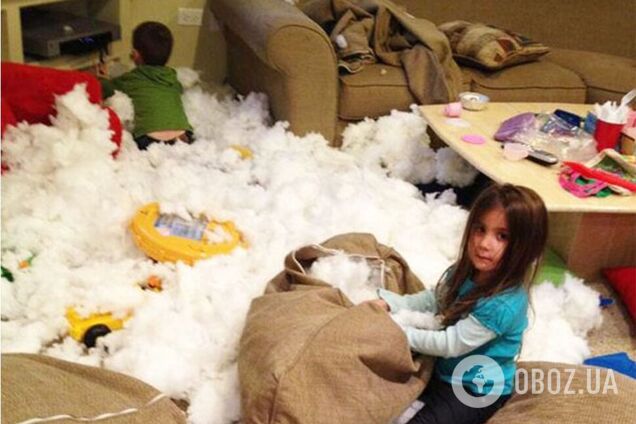 Пользователи смеются над невинными детскими шалостями.