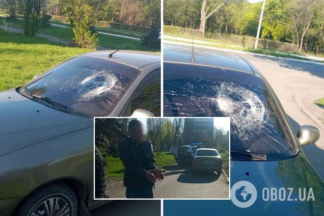 На Донетчине пьяный водитель сбил полицейского. Фото