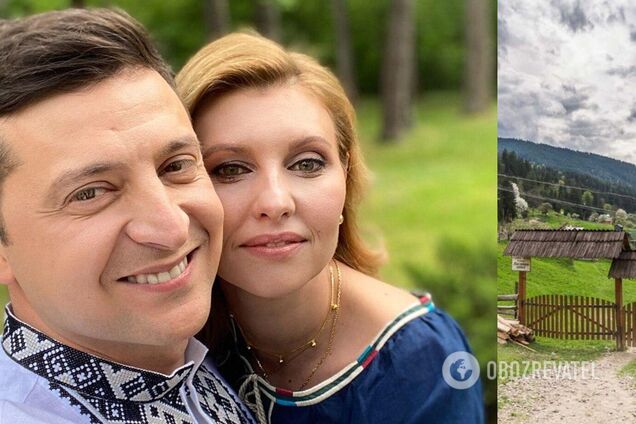 Владимир и Елена Зеленские