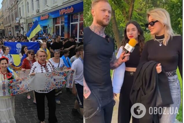 Девушка заявила, что шествие в вышиванках 'просто отвратительно'