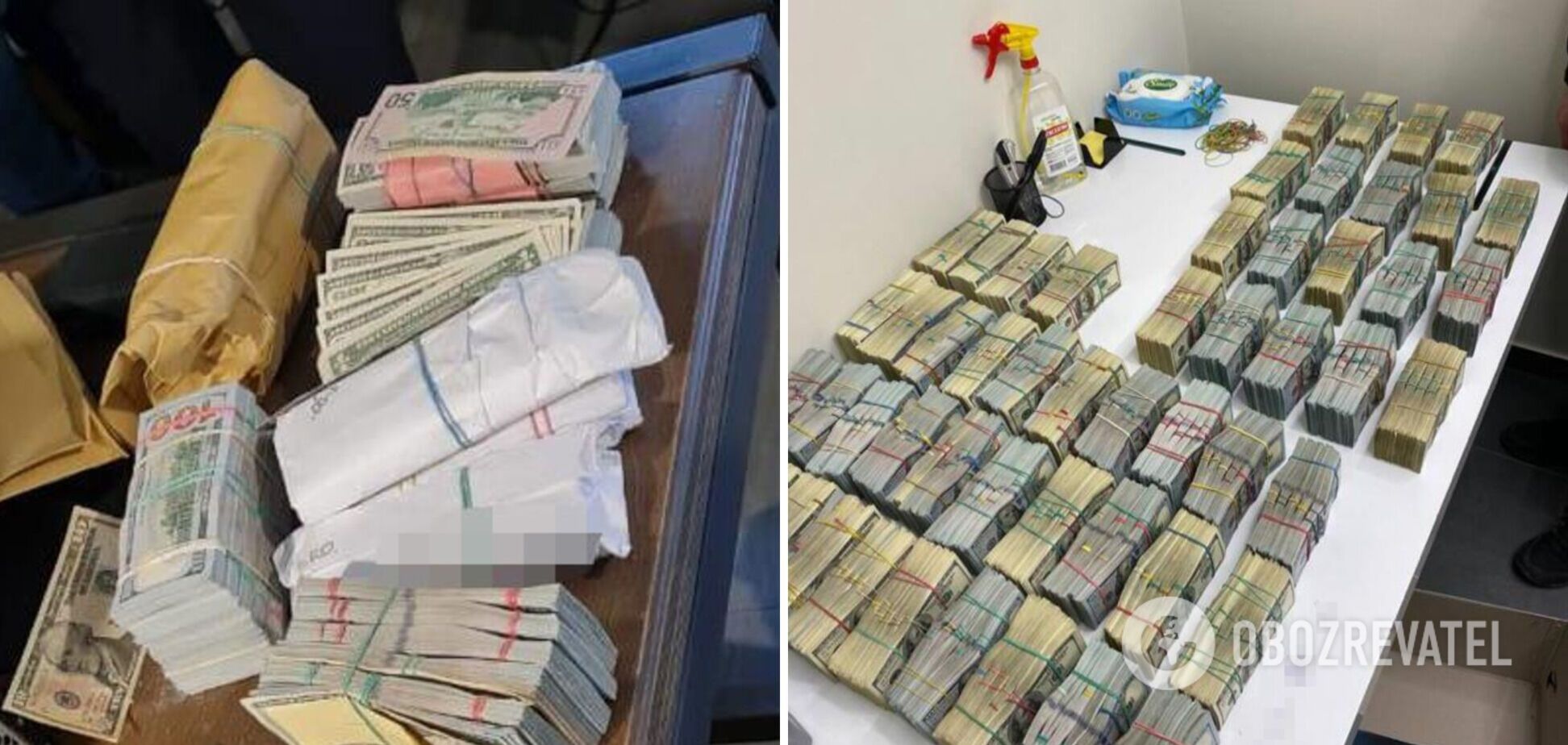 У задержанных воров в законе нашли $3,2 млн 'общака'. Фото