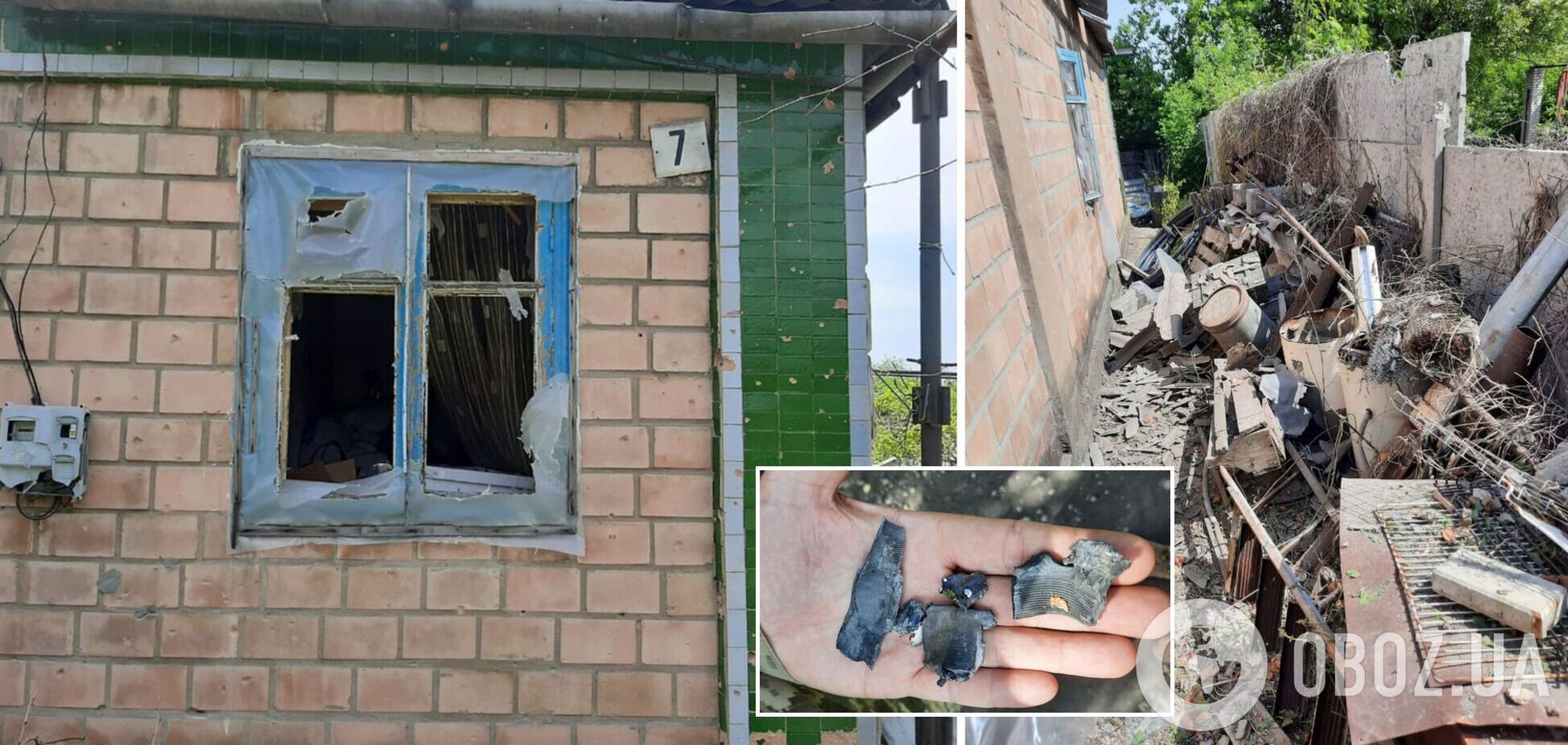 Войска РФ обстреляли дома мирных жителей на Донбассе. Фото