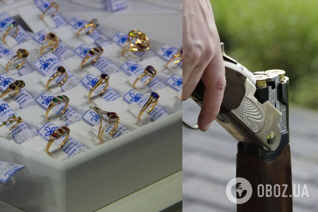 У Києві чоловік з рушницею пограбував ювелірний магазин – ЗМІ