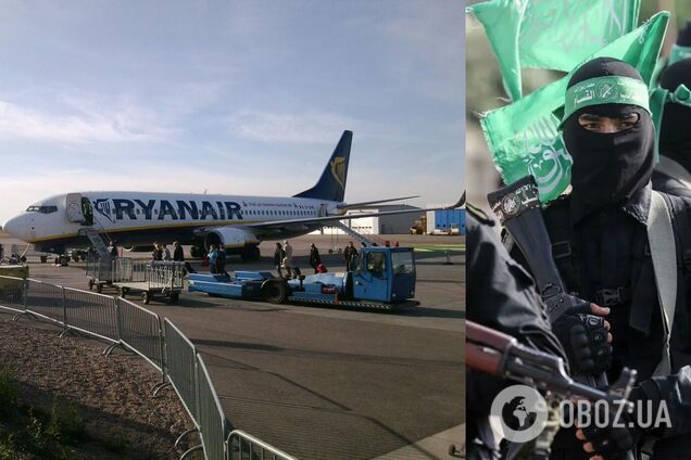 В ХАМАС ответили на минирование самолета Ryanair