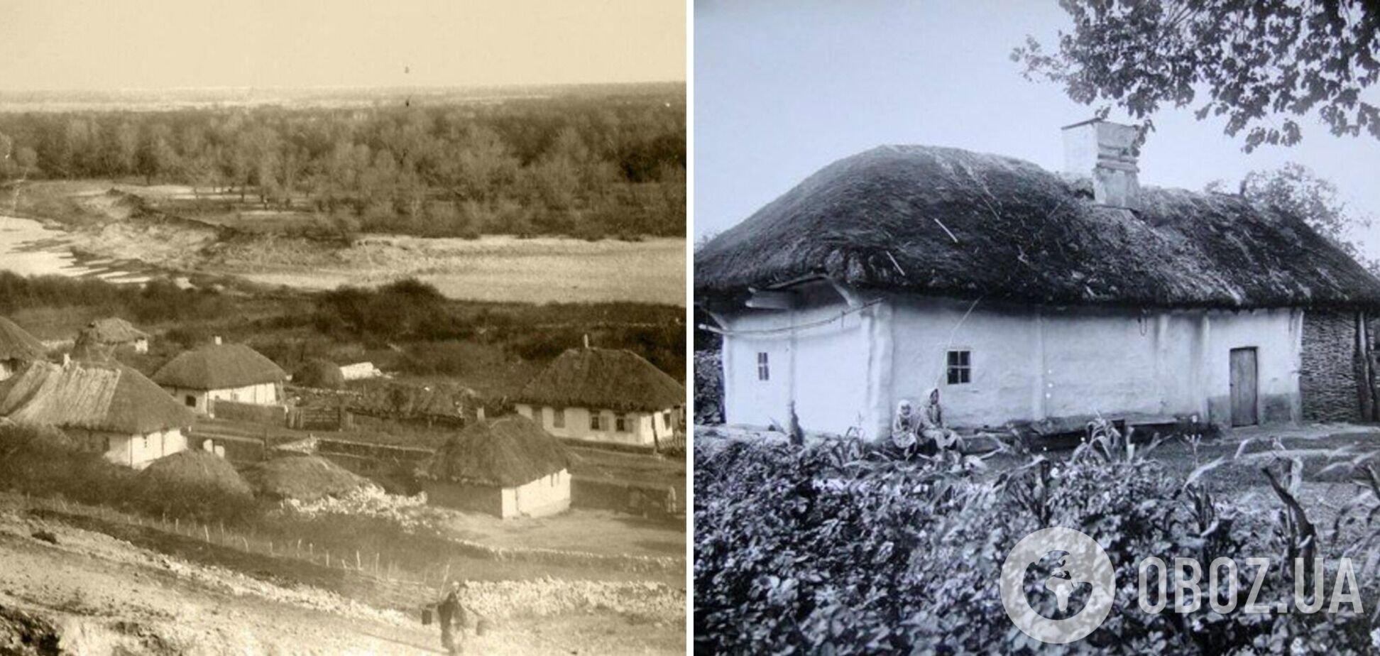 Украинская хата на Донбассе и Харьковщине