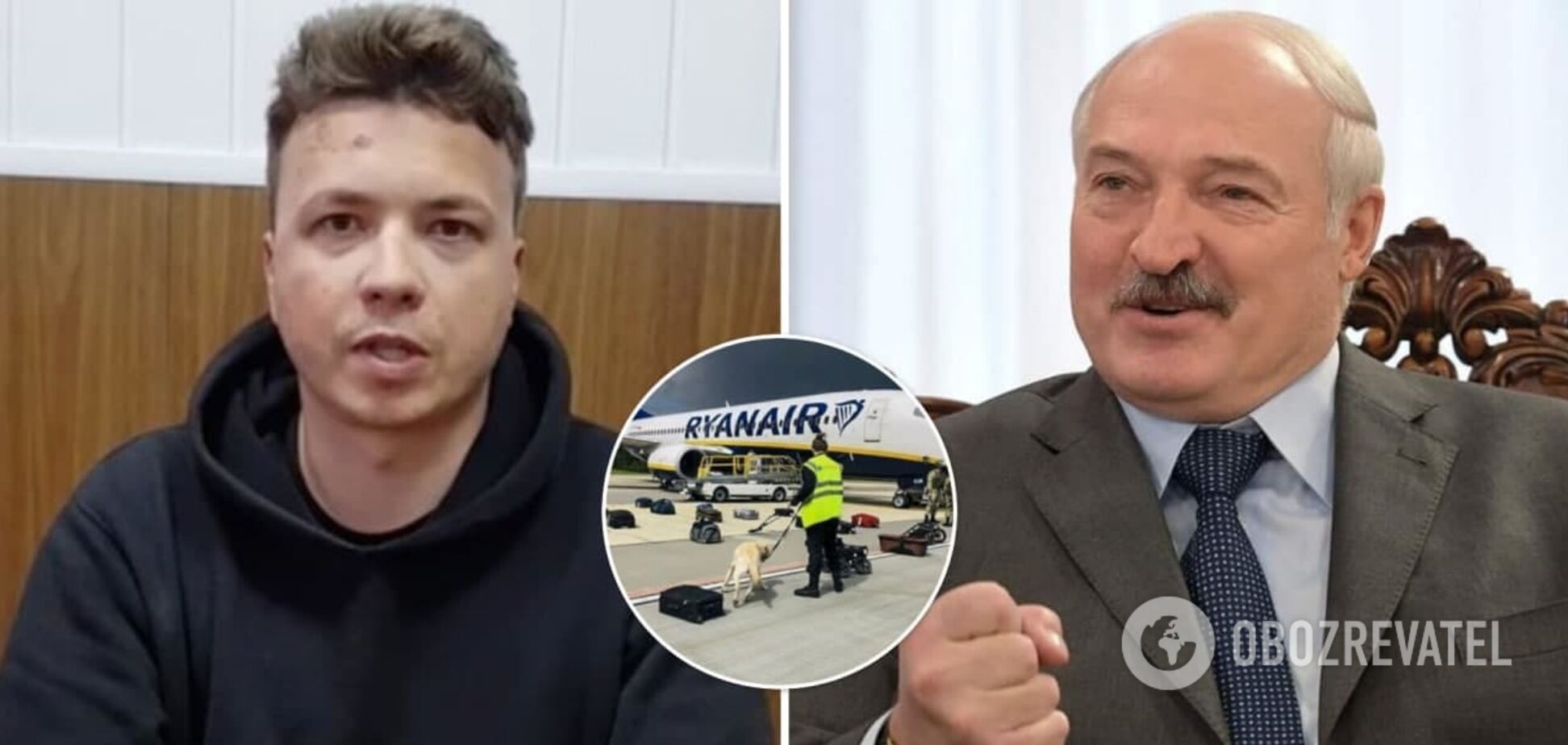 У Білорусі знайшли відмовку, чому літак із Протасевичем посадили в Мінську замість Вільнюса