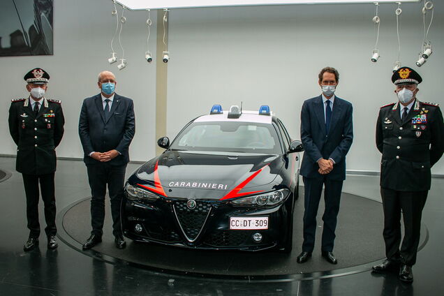 Alfa Romeo представила броньовану Giulia для карабінерів