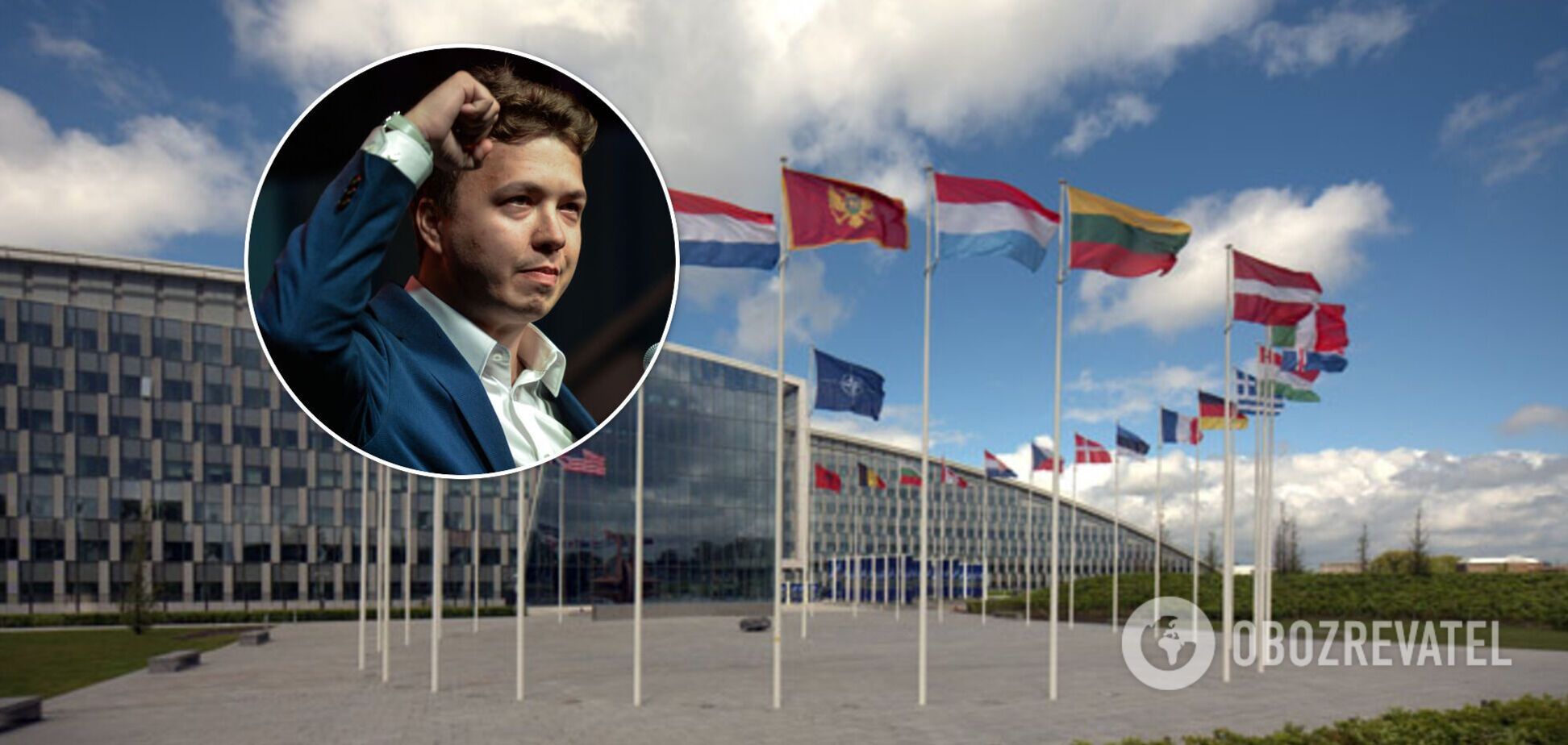 Задержание Романа Протасевича в Минске