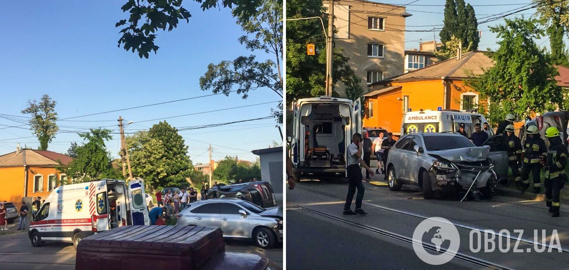 У Дніпрі перехожі руками піднімали перевернутий після зіткнення автомобіль. Відео смертельної ДТП 18+