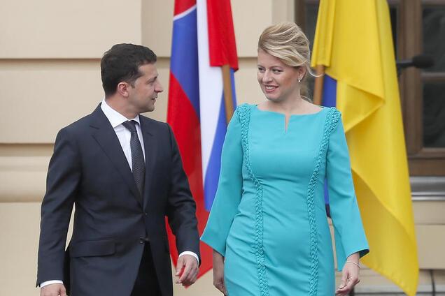 Владимир Зеленский и Зузана Чапутова