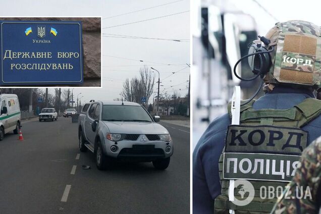 ДТП с полицейским в Мариуполе