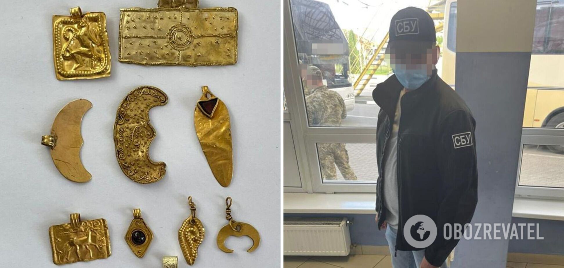 Из Украины пытались вывезти уникальные драгоценности Скифской эпохи. Фото