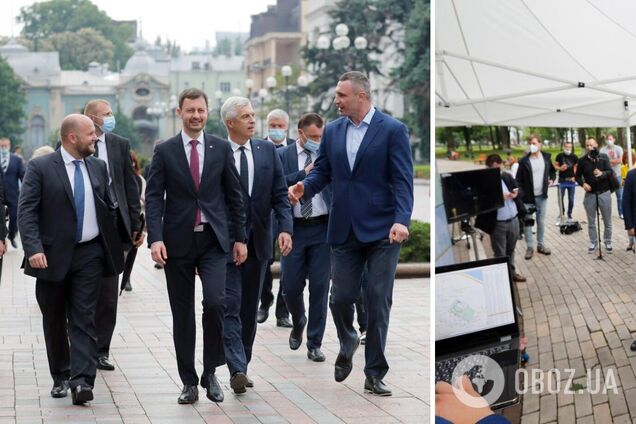 Кличко продемонстрував 'розумну' систему керування освітленням Києва