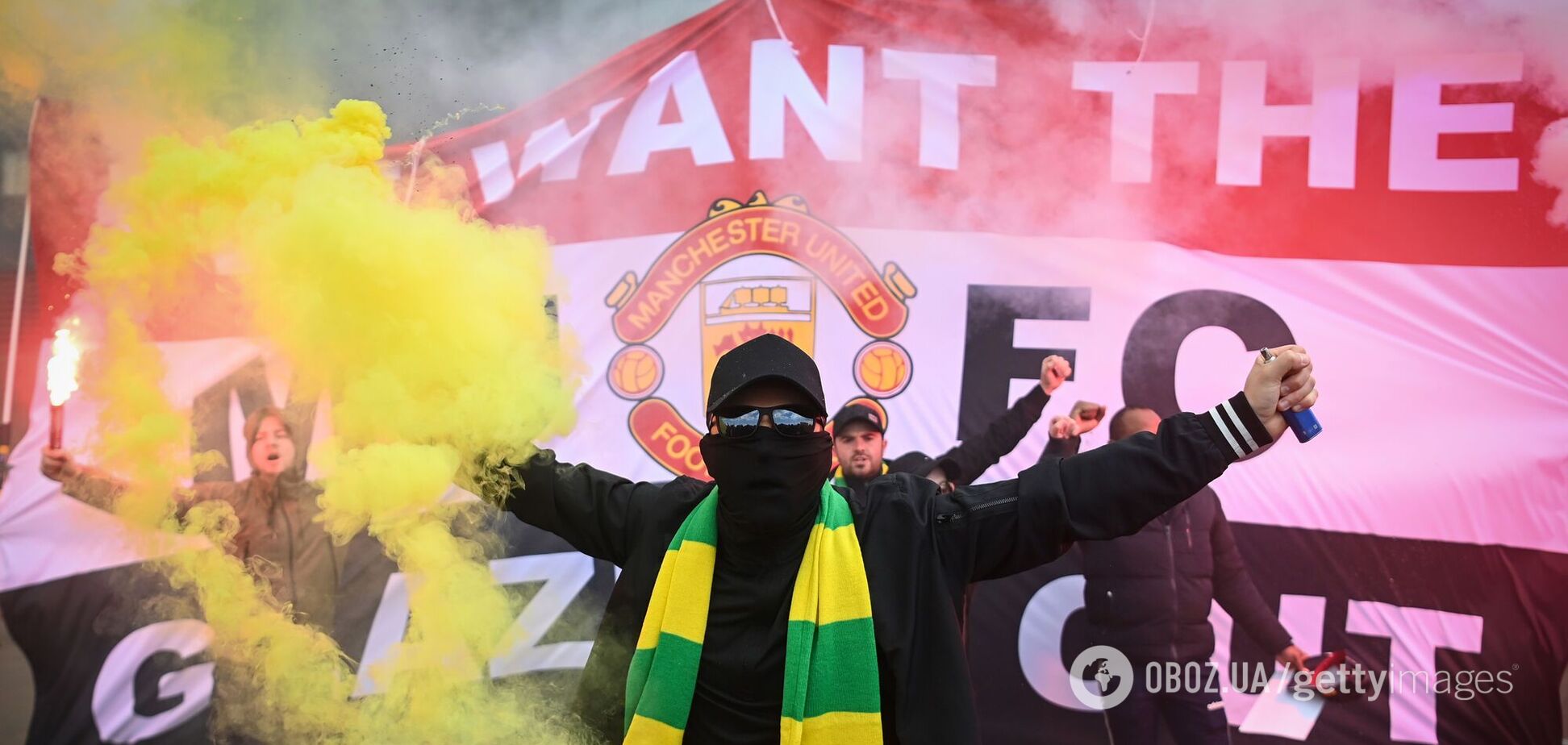 Фанат 'Манчестер Юнайтед'