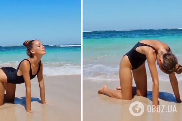 Упражнение 'кошечка' уменьшает талию и укрепляет мышцы спины