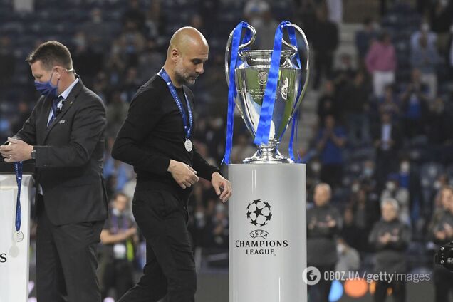 Пеп Гвардиола и трофей Лиги чемпионов
