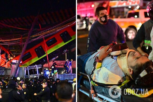 У Мексиці вагони метро впали з естакади, багато загиблих і поранених. Фото та відео