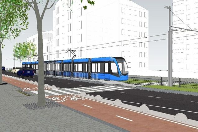 В Киеве запустят скоростной трамвай до Дворца спорта: появились новые подробности