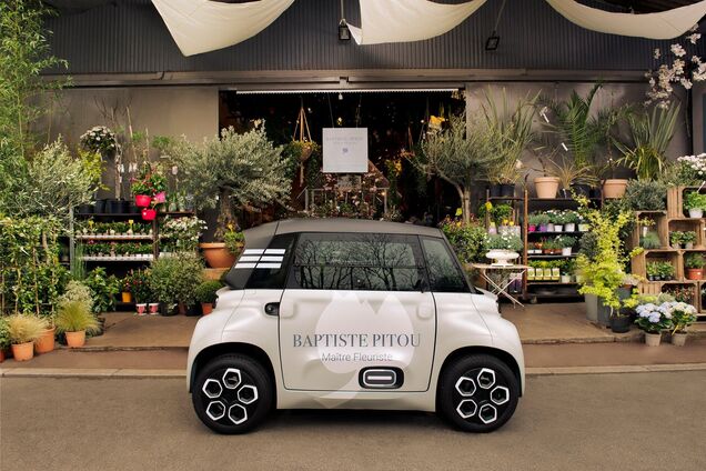 Citroen предложил оригинальную грузовую версию электрокара Ami