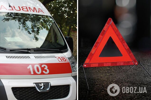 В Киеве авто переехало женщину на тротуаре: пешеход 'родилась в рубашке'. Видео 18+