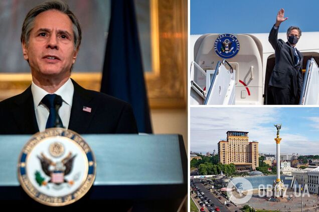 Госсекретарь США Энтони Блинкен осуществил первый визит в Украину