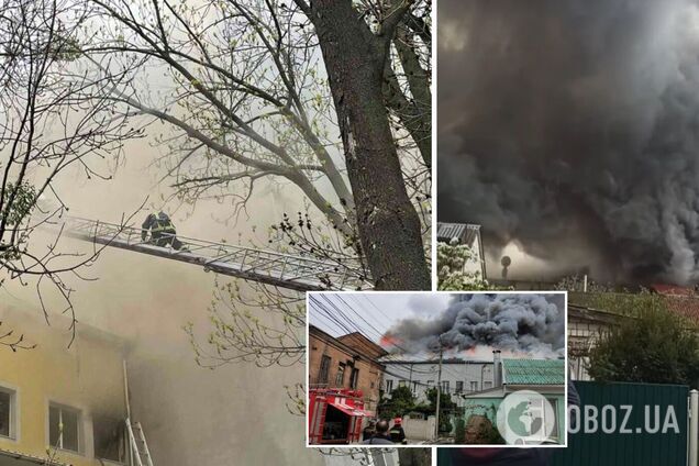 В Виннице сгорел офисный центр: погибла 21-летняя девушка. Фото и видео