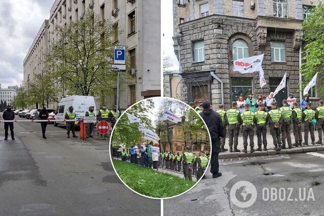 У Києві ФОПи намагалися прорватися до Офісу президента з вимогами до Блінкена: є затримані. Фото