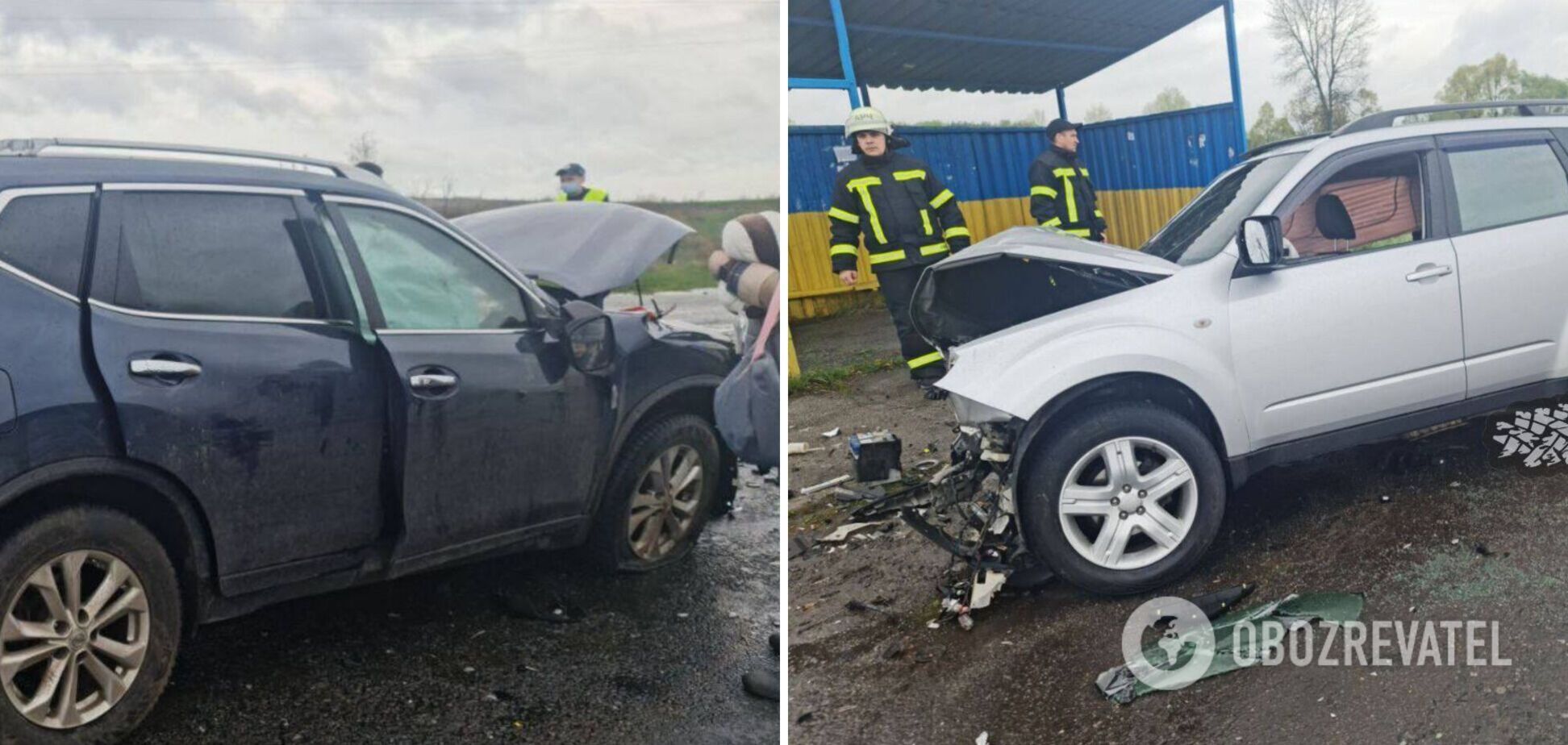 На Харківщині сталася лобова смертельна ДТП. Відео