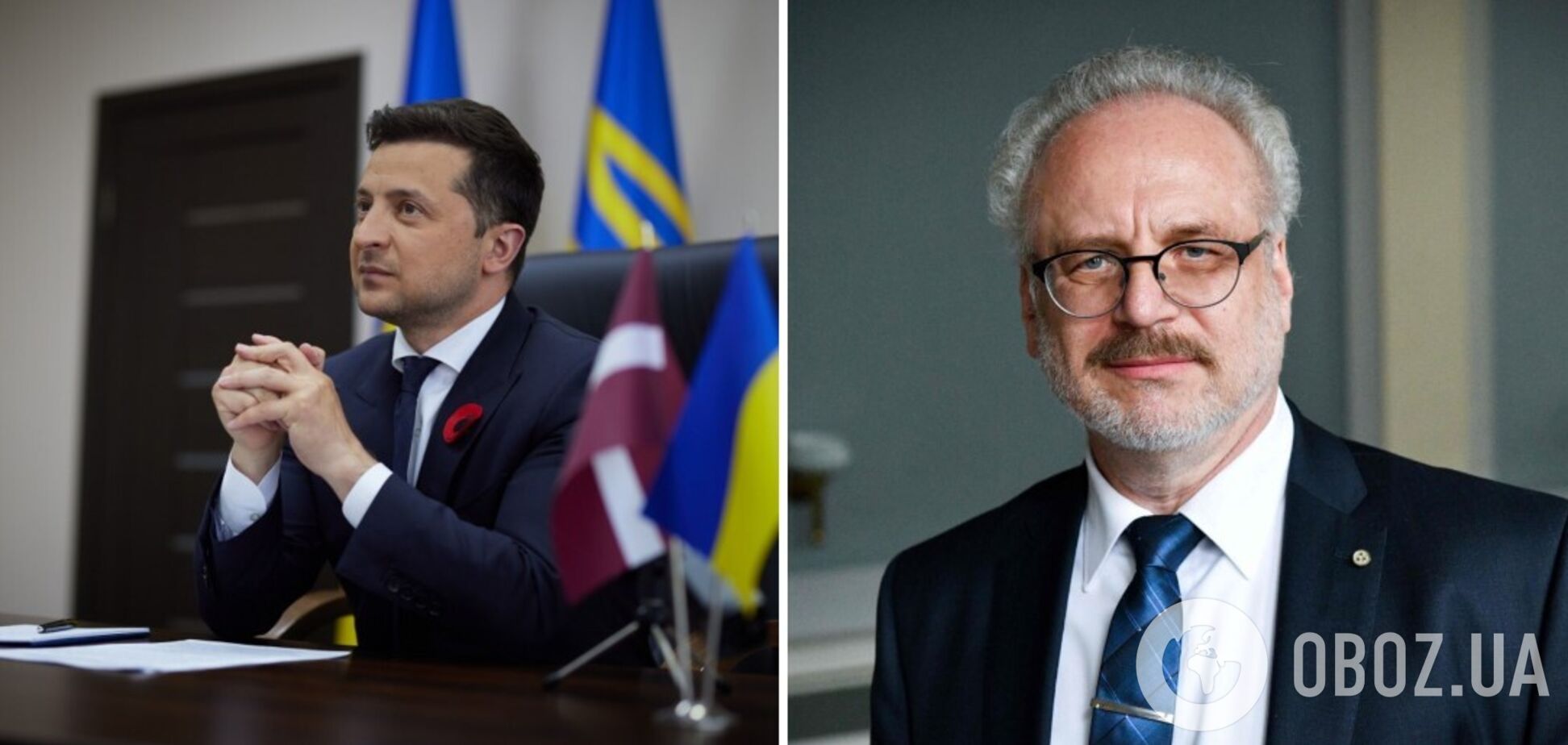 Зеленский подписал Декларацию о европейской перспективе Украины с президентом Латвии