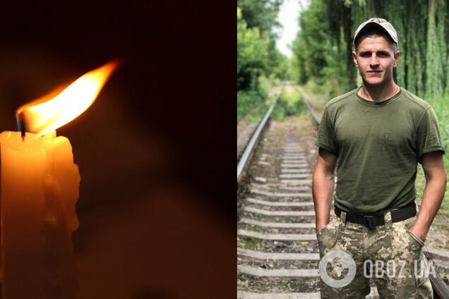 На Житомирщині попрощалися із загиблим на Донбасі молодим воїном ЗСУ. Фото